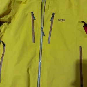Stio Vibrant Yellow Waterproof Jacket